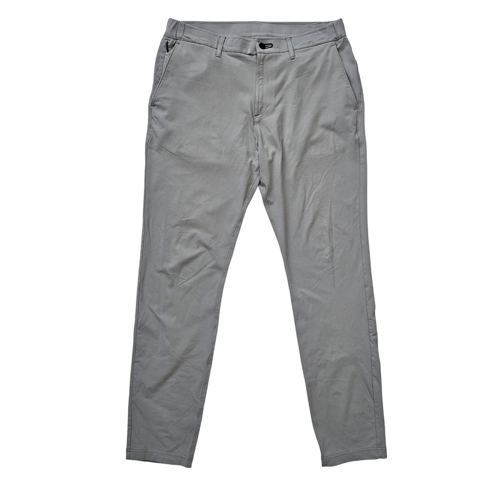 Public Rec Workday (Mens 32x32) Performance Pants Gray Chino Commuter Golf Nylon